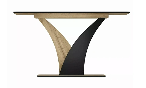 Стол обеденный SIGNAL VENTO дуб артизан/черный 120-160/68