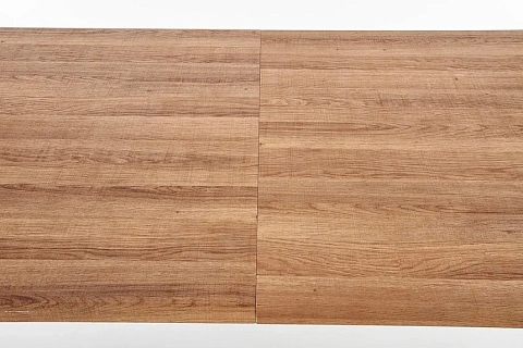 Стол обеденный HALMAR BERLIN орех/черный 160-220/85