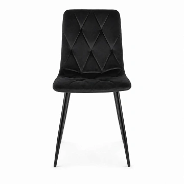 Стул SIGNAL TOM Velvet Bluvel 19 черный/черный