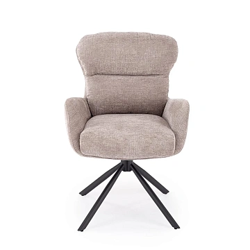 Стул HALMAR K593 серый/черный, поворотный
