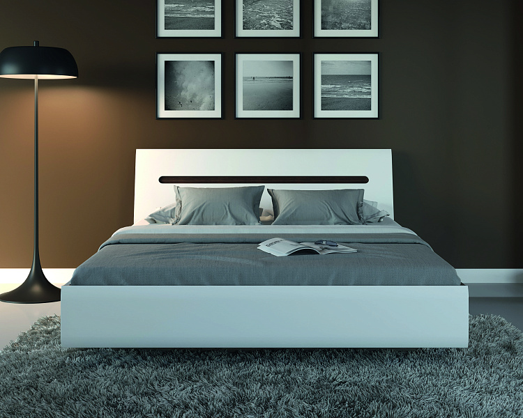 Кровать без основания  Azteca Белая LOZ160x200