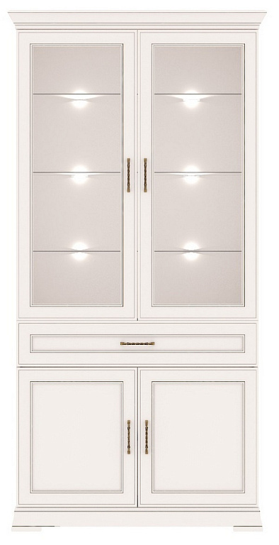 Шкаф с подсветкой  Florencia REG2W2D1S