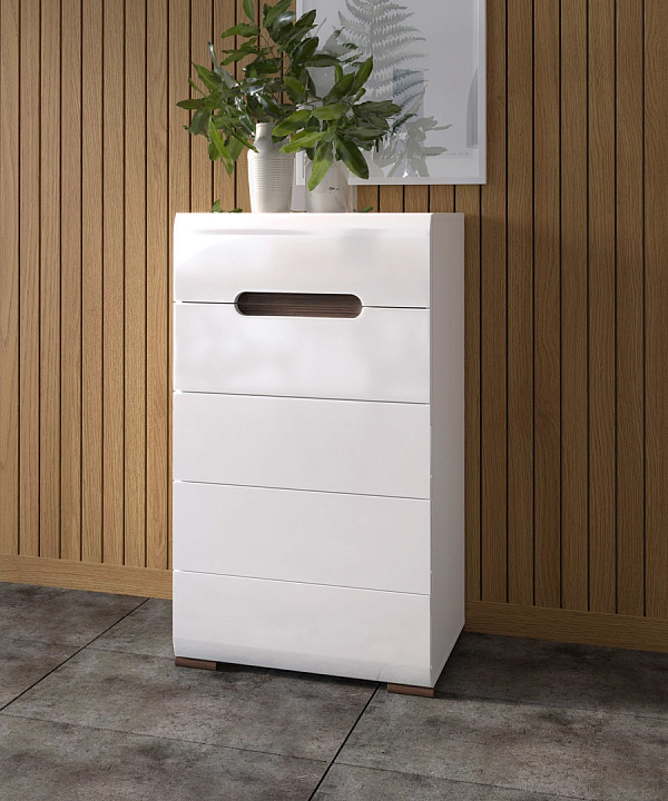 Комод  Azteca Белая KOM5S/10/6