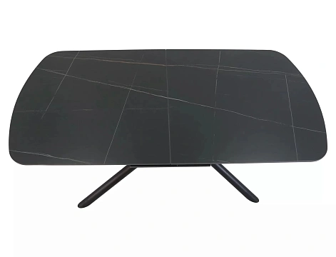 Стол обеденный SIGNAL VECTOR Ceramic черный/черный 160-200/90