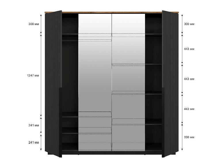 Шкаф  San Gimignano SZF4D