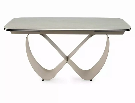 Стол обеденный SIGNAL INFINITY Ceramic бежевый травертин/кашемир 160-240/95