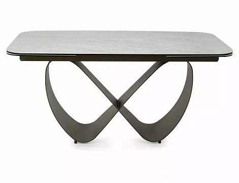 Стол обеденный SIGNAL INFINITY Ceramic бежевый Taj Mahal/медный 160-240/95