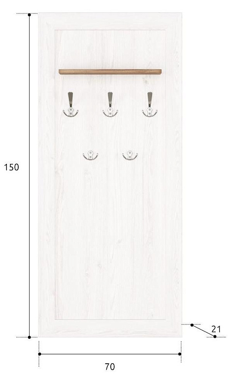 Вешалка  Malta WIE/70