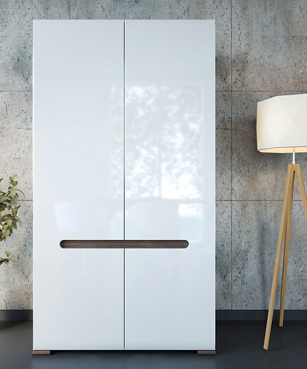 Шкаф   Azteca Белая SZF2D/21/11